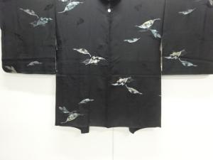 木の葉模様織出し一ツ紋羽織